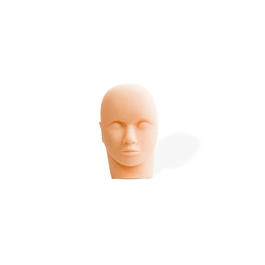 Mannequin Head, ideal for practicing eyelash extension application, makeup techniques, and other beauty treatments, featuring a lifelike surface for realistic training and skill development.